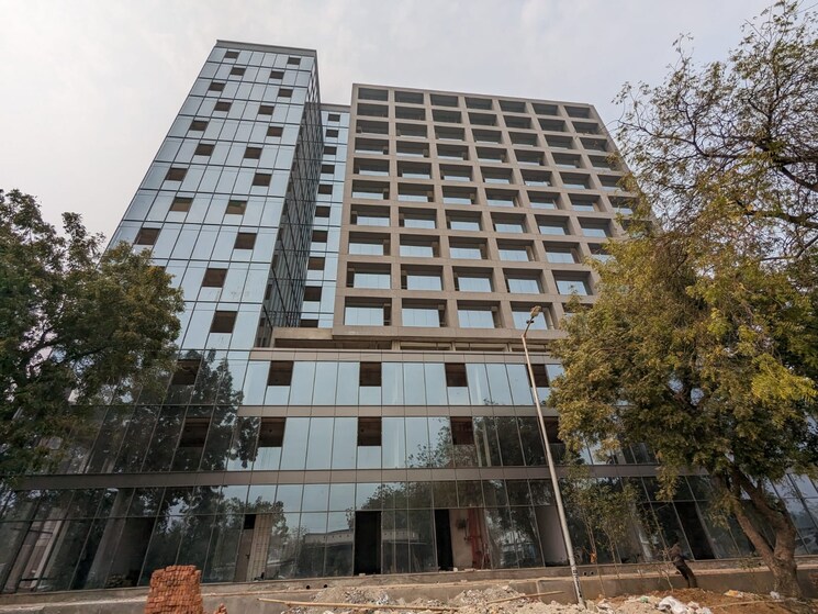 Exterior View, samvaad-east-face Commercial Office Space 755 Sq.Ft. In Ambli Ahmedabad 9201078