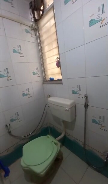 Bathroom in 2 BHK Apartment at Kopar Khairane – for Rent