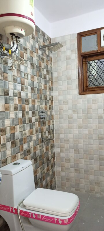 Bathroom in 2 BHK Builder Floor at Chattarpur – for Rent
