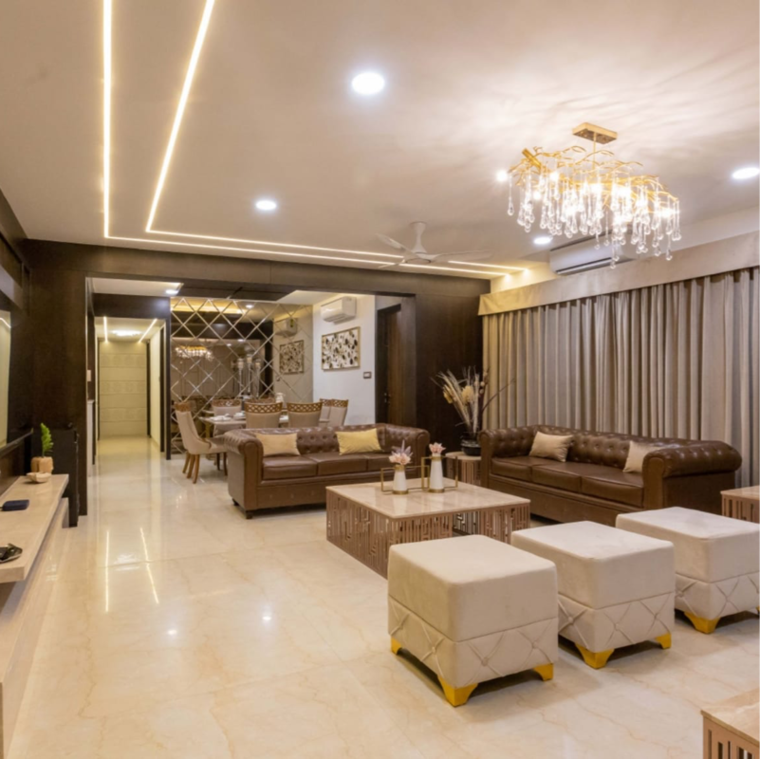 Living Room, nipania 5 Bedroom 3300 Sq.Ft. Apartment In Nipania Indore 9201285