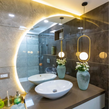 Bathroom in 5 BHK Apartment at Nipania – for Sale