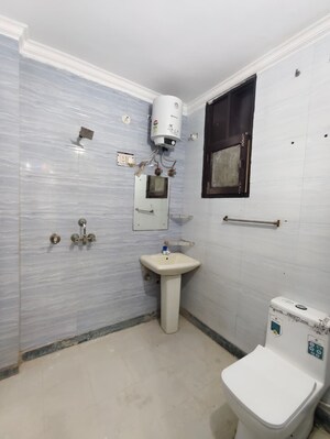 Bathroom in 4 BHK Builder Floor at Vasant Kunj – for Rent