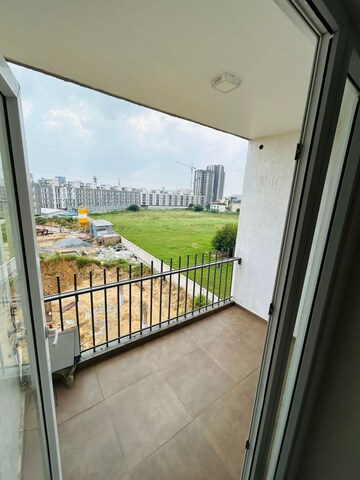 Balcony in 2.5 BHK Builder Floor at Smart World Gems, Sector 89 – for Rent