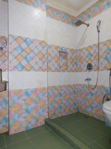 Bathroom in 2 BHK Builder Floor at Vasant Kunj – for Rent