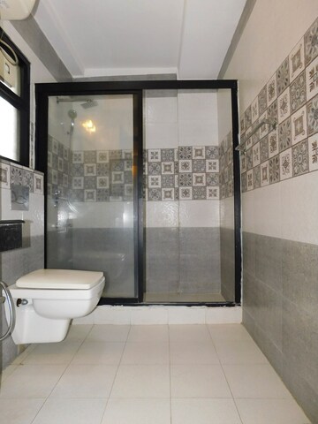 Bathroom in 2 BHK Builder Floor at Vasant Kunj – for Rent