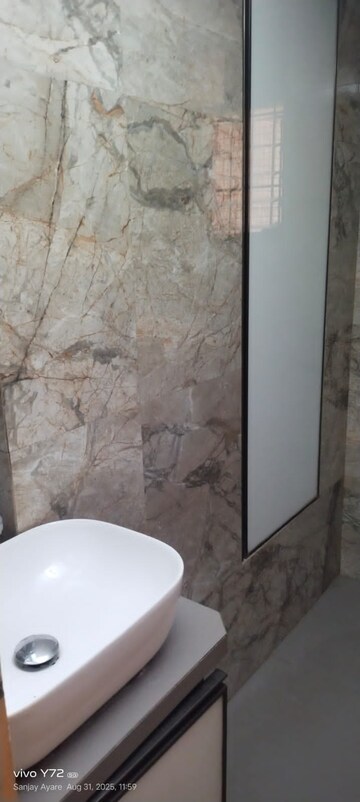 Bathroom in 1 BHK Apartment at Lalani Valentine Apartment, Malad East – for Rent