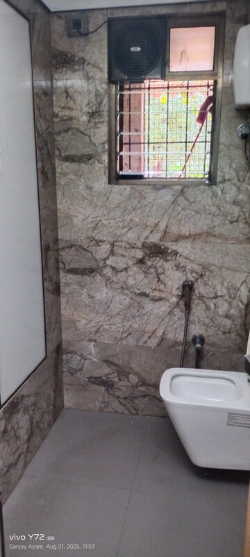 Bathroom in 1 BHK Apartment at Lalani Valentine Apartment, Malad East – for Rent