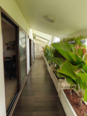 Balcony in 3 BHK Apartment at Raheja Residency, Koramangala – for Rent