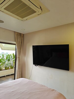 Bedroom in 3 BHK Apartment at Raheja Residency, Koramangala – for Rent