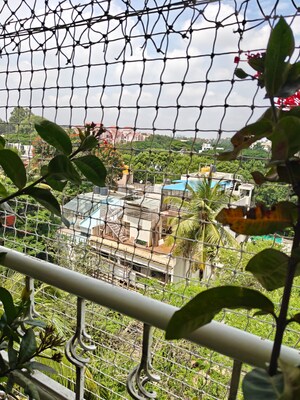 Balcony in 3 BHK Apartment at Raheja Residency, Koramangala – for Rent