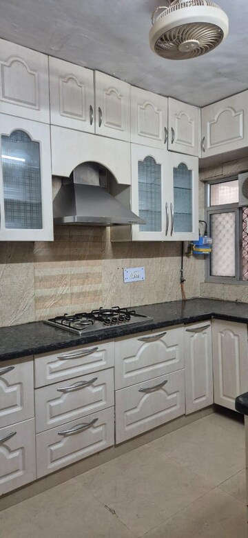 Kitchen in 3 BHK Apartment at DDA Rosewood Apartments, Vasant Kunj – for Rent