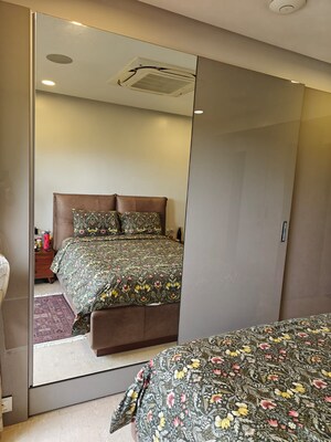 Bedroom in 3 BHK Apartment at Raheja Residency, Koramangala – for Rent