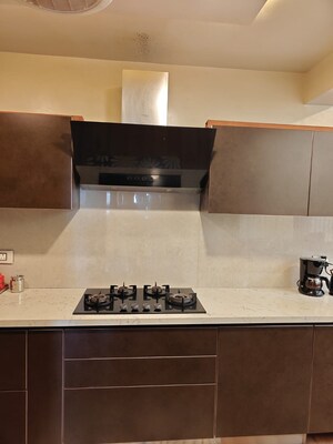 Kitchen in 3 BHK Apartment at Raheja Residency, Koramangala – for Rent