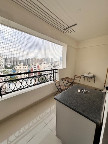 Balcony in 3 BHK Apartment at Gowra Fountainhead, Madhapur – for Rent