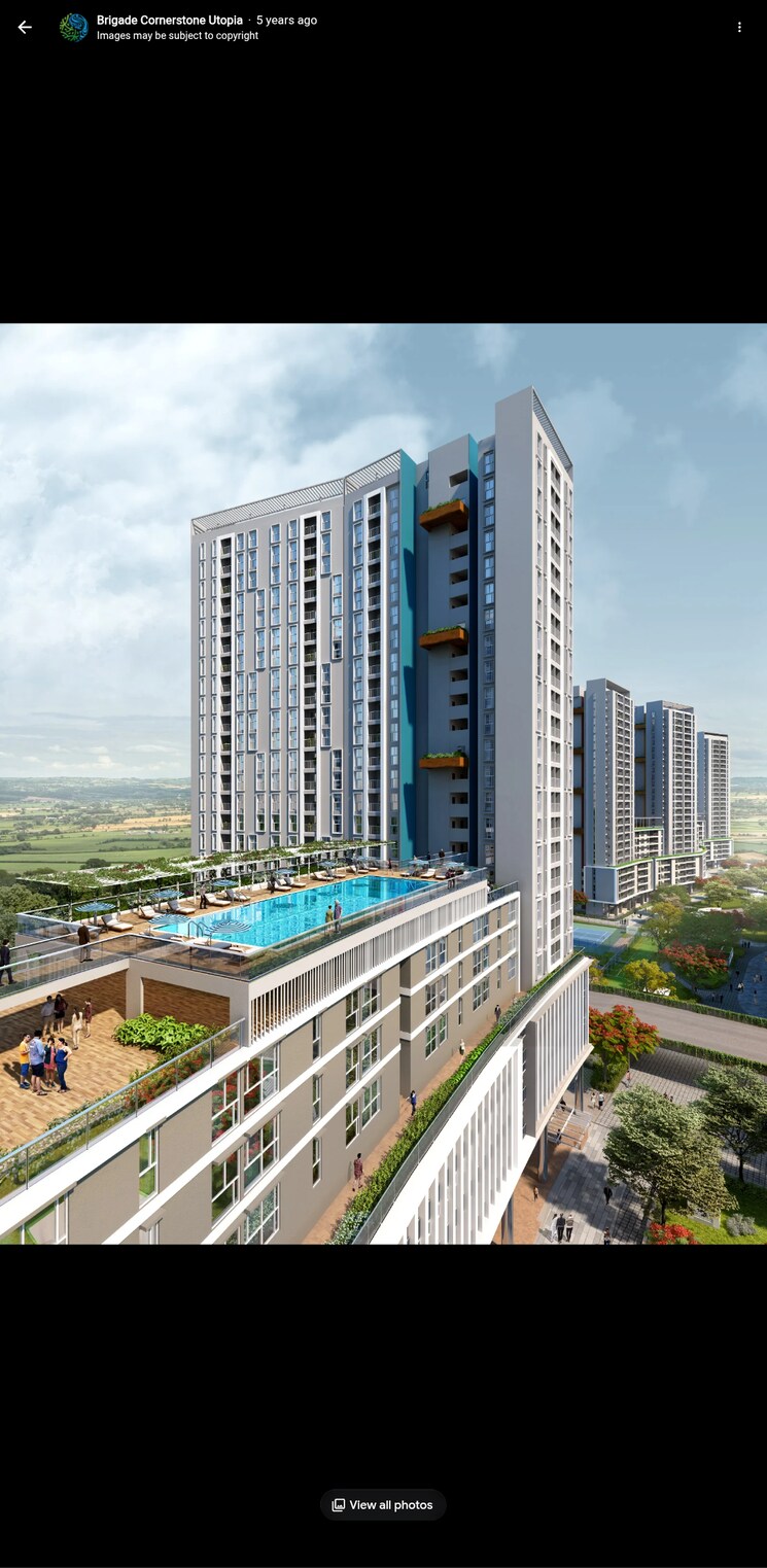 Exterior View, brigade-cornerstone-utopia-eden 2 Bedroom 854 Sq.Ft. Apartment In Varthur Bangalore 9202093