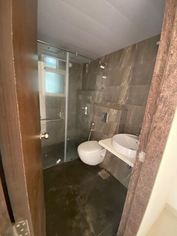 Bathroom in 2 BHK Apartment at Pharande Puneville, Punawale – for Rent