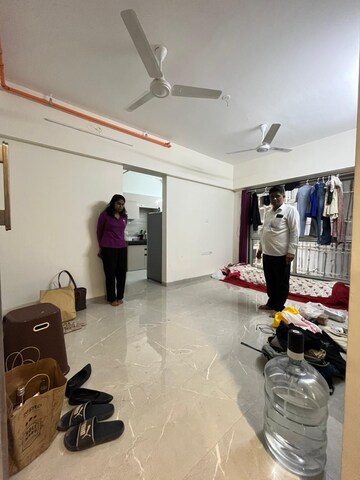 Living Room in 1 BHK Apartment at Veena Smart Homes, Kandivali West – for Rent