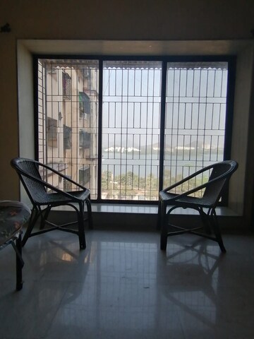 Living Room in 2 BHK Apartment at Powai Lake Heights, Powai – for Rent