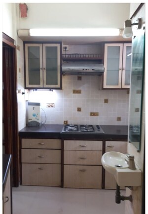 Kitchen in 1.5 BHK Apartment at Shree Shastri Krupa CHS, Andheri West – for Rent