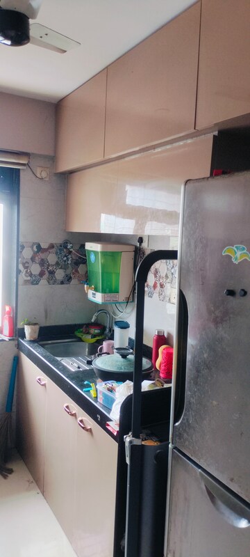 Kitchen in 1 BHK Apartment at Sethia Kalpavruksh Heights, Kandivali West – for Rent