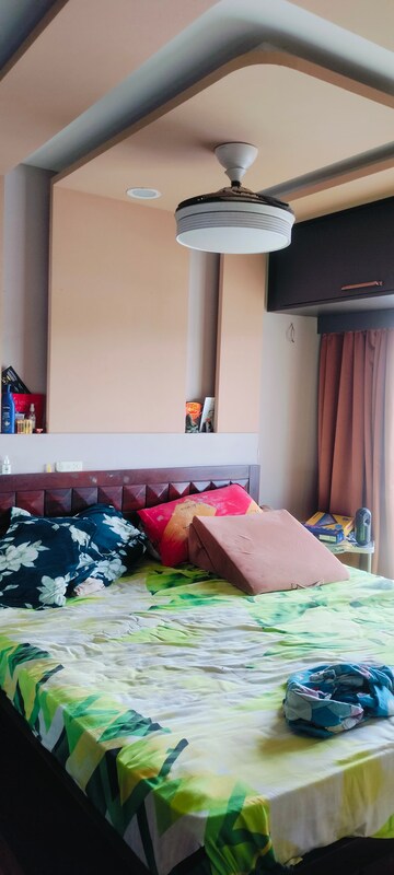 Master Bedroom in 1 BHK Apartment at Sethia Kalpavruksh Heights, Kandivali West – for Rent
