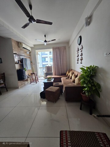 Living Room in 3 BHK Apartment at Harni Road – for Rent