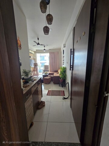 Living Room in 3 BHK Apartment at Harni Road – for Rent
