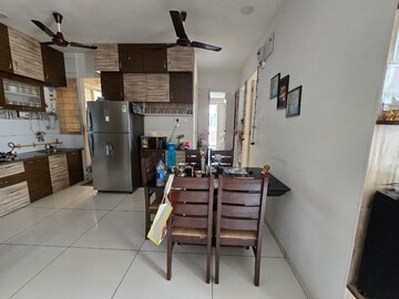 Dining area in 3 BHK Apartment at Harni Road – for Rent