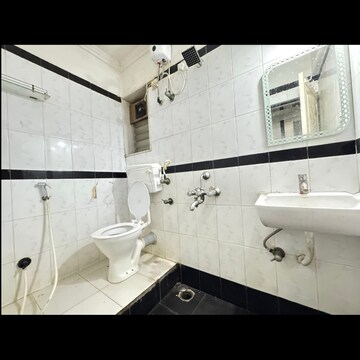 Bathroom in 2 BHK Apartment at Anmol CHS Goregaon, Mahesh Nagar – for Rent