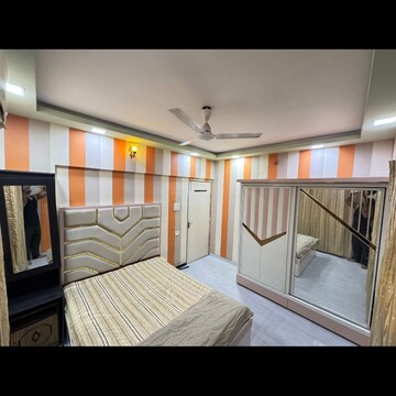 Bedroom in 2 BHK Apartment at Anmol CHS Goregaon, Mahesh Nagar – for Rent