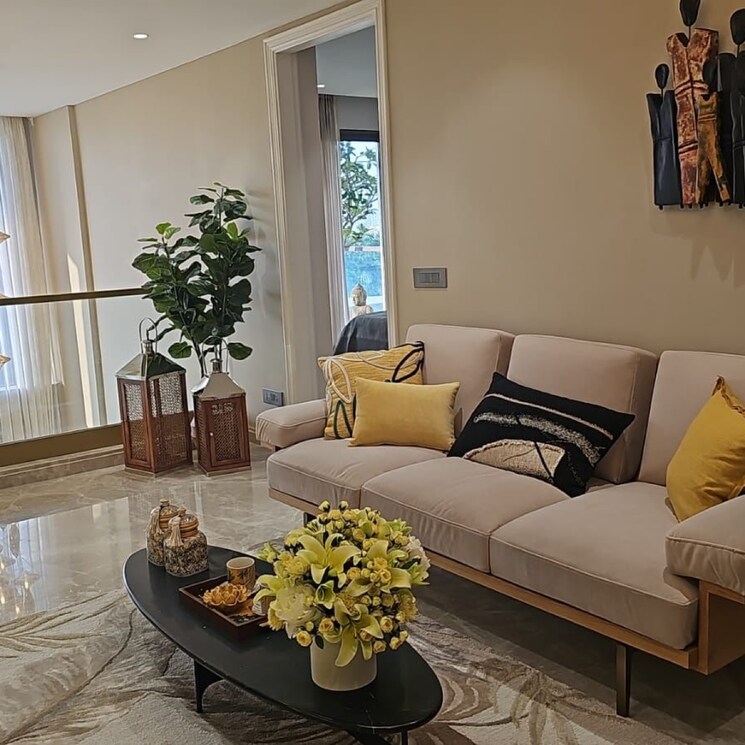 Living Room, bptp-the-deck 3.5 Bedroom 2800 Sq.Ft. Penthouse In Neharpar Phase 2 Faridabad 9202358