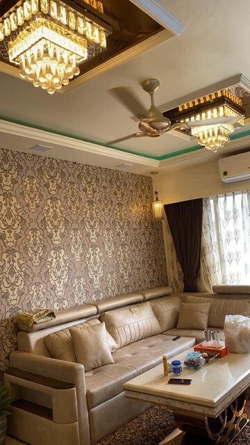Living Room in 2 BHK Apartment at JP North, Mira Road – for Sale