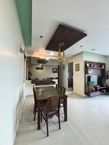 Living Room in 3 BHK Apartment at Sheth Vasant Lawns, Laxmi Nagar – for Rent