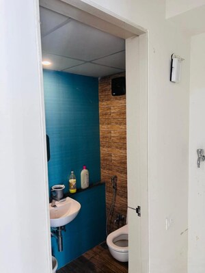 Bathroom in 1 BHK Apartment at Lodha Crown Quality Homes, Majiwada – for Rent