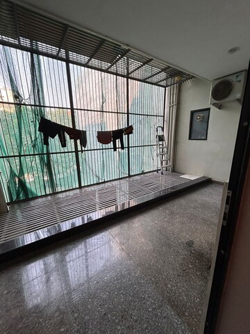 Balcony in 3 BHK Builder Floor at Ansal Sushant Lok I, Sector 43 – for Rent