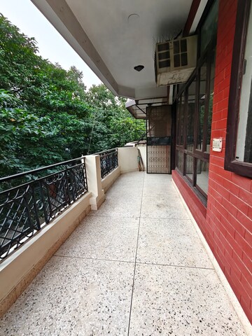 Balcony in 3 BHK Builder Floor at Ansal Sushant Apartments, Sushant Lok I – for Rent