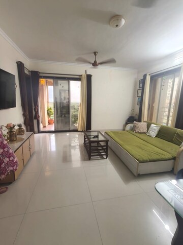 Living Room in 2 BHK Apartment at Siddhi Height, Nerul – for Rent