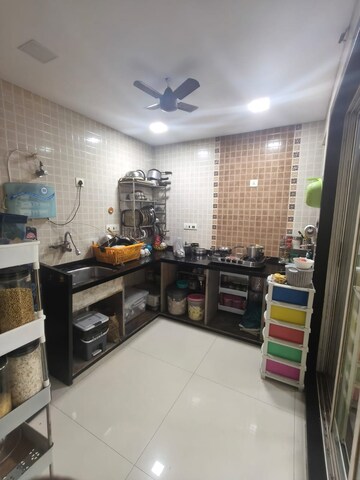 Living Room in 2 BHK Apartment at Siddhi Height, Nerul – for Rent