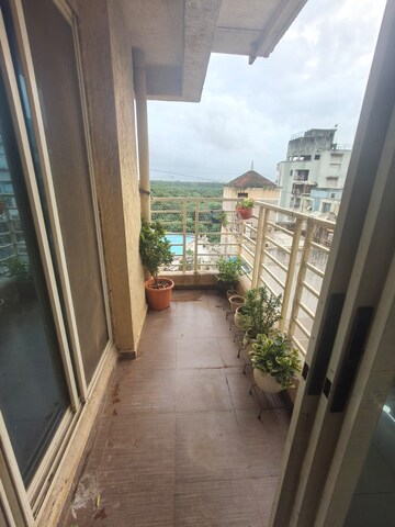 Balcony in 2 BHK Apartment at Siddhi Height, Nerul – for Rent