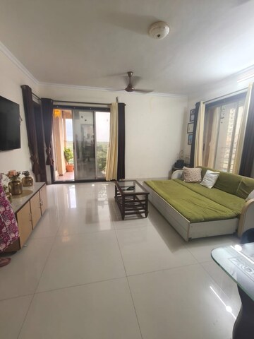 Living Room in 2 BHK Apartment at Siddhi Height, Nerul – for Rent