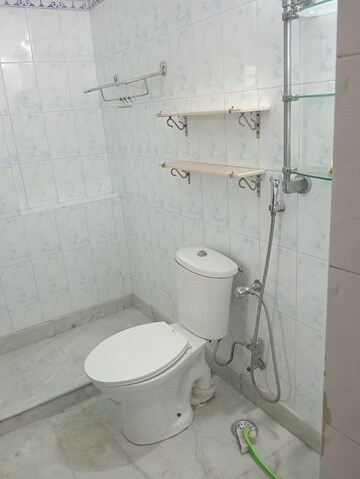 Bathroom in 3 BHK Builder Floor at Greater Kailash I – for Rent