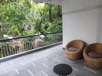 Balcony in 3 BHK Apartment at Vasant Kunj – for Rent