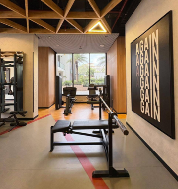 Gym in 2 BHK Apartment at Raj Infinia, Evershine Nagar – for Rent