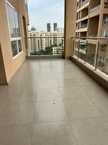 Balcony in 4 BHK Apartment at Kolte Patil 24K Opula, Pimple Nilakh – for Rent
