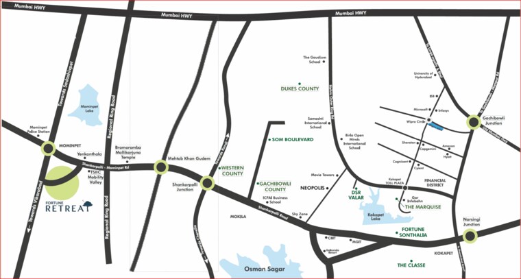 Map Location, shankarpalli  250 Sq.Yd. Plot In Shankarpalli Hyderabad 9202577