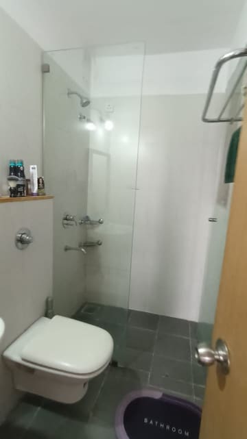 Bathroom in 2 BHK Apartment at Puraniks City Reserva, Ghodbunder Road – for Rent