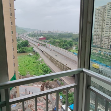 Balcony in 2 BHK Apartment at Marathon Vega, Palaspe Phata – for Rent