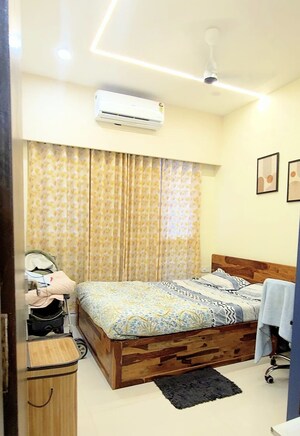 Bedroom in 3 BHK Apartment at Lodha Parkside, Worli – for Rent