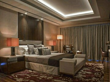 Living Room in 4 BHK Apartment at Prestige Hermitage, Halasuru – for Rent