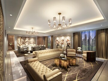 4 BHK Apartment For Rent in Prestige Hermitage, Halasuru